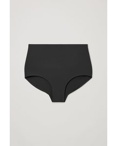 Control High-waisted Recycled Nylon Briefs Shade 090