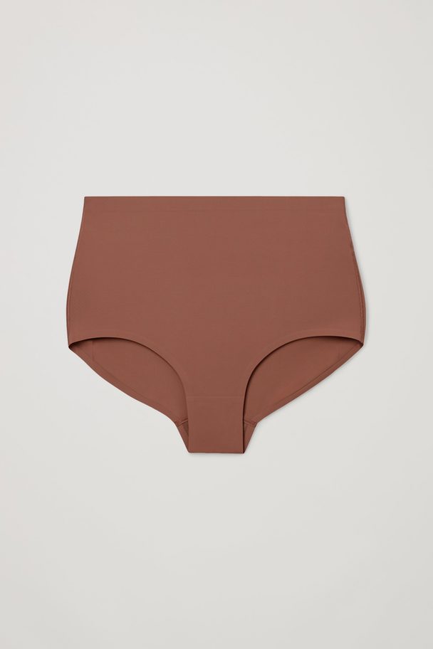 COS Control High-waisted Recycled Nylon Briefs Shade 327