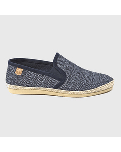 Jude Espadrilles In Blue Leather