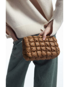 Quilted Crossbody - Leather Beige
