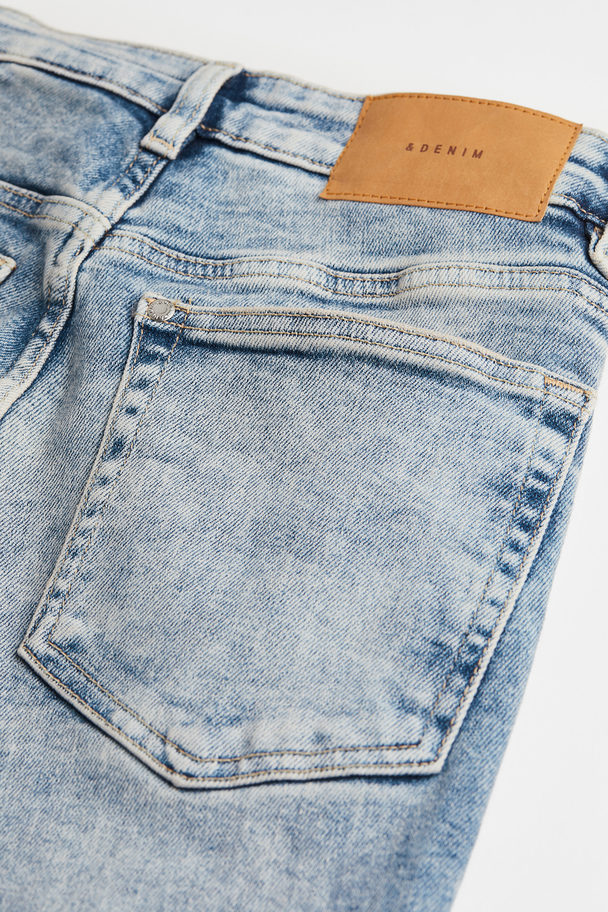 H&M Vintage Skinny High Jeans Licht Denimblauw
