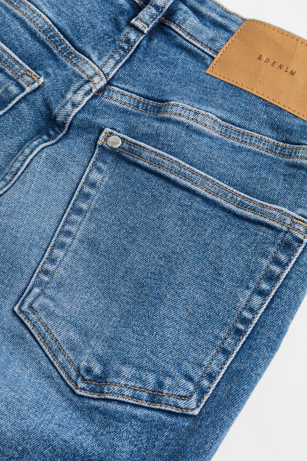 H&M Vintage Skinny High Jeans Denimblauw