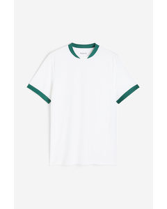 Drymove™ Tennis T-shirt White/dark Green