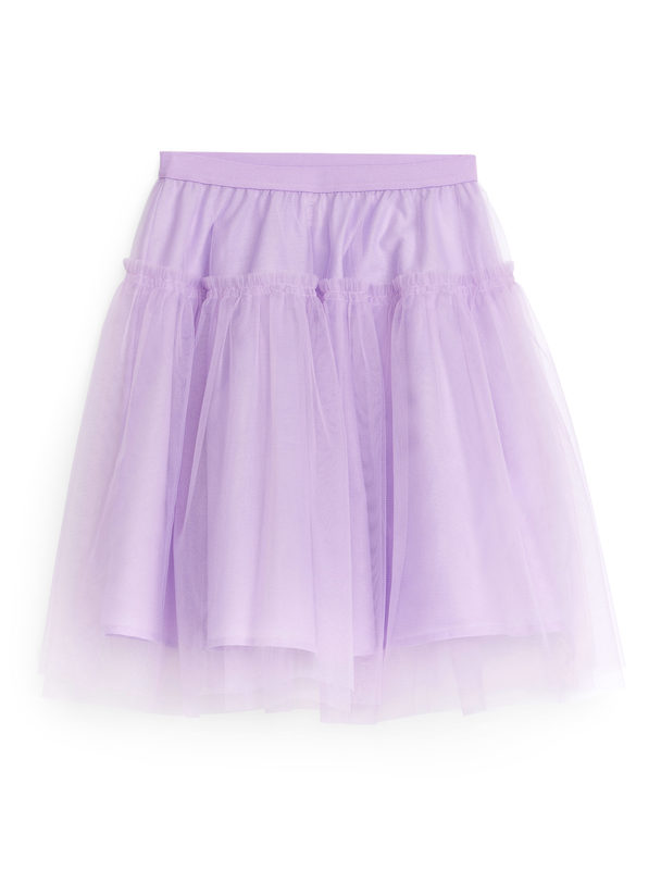 ARKET Tulle Skirt Lilac