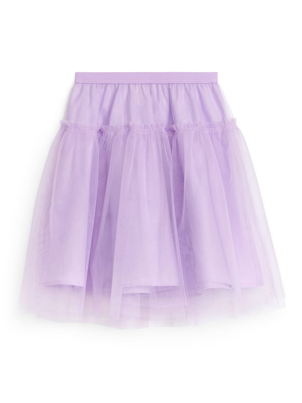 ARKET Tulle Skirt Lilac