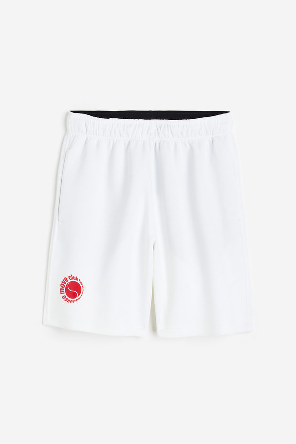 H&M Drymove™ Sports Shorts White