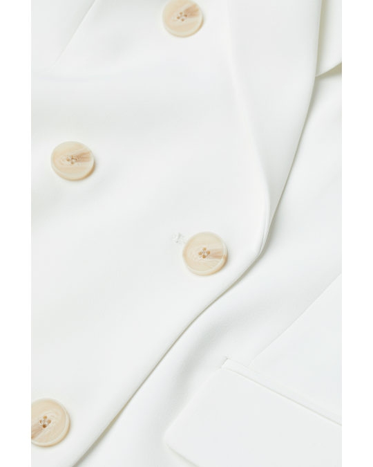 H&M Sleeveless Jacket White
