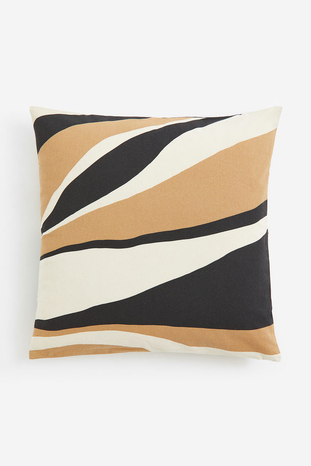 H&M HOME Patterned Cushion Cover Beige/patterned