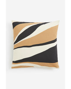 Patterned Cushion Cover Beige/patterned