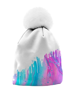 Paint Droplets Womens Beanie