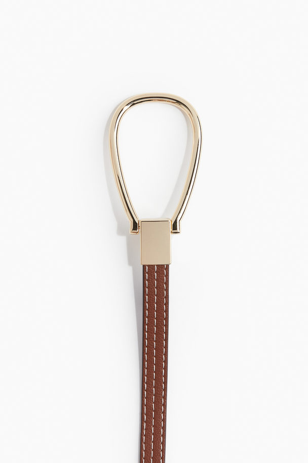 H&M Knot-detail Waist Belt Brown