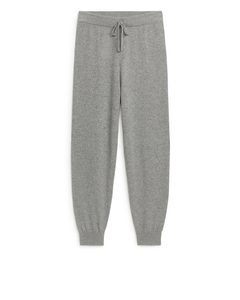 Knitted Cashmere Trousers Grey