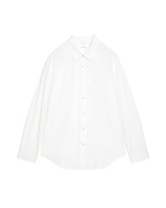 Poplin Regular Shirt White