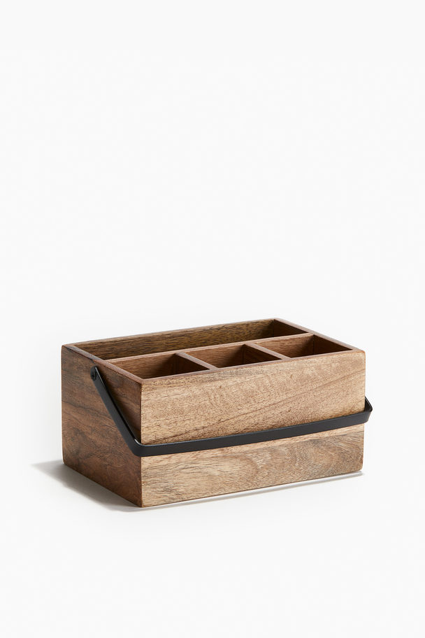 H&M HOME Aufbewahrungsbox aus Holz Braun