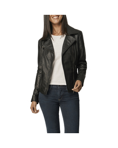 Fitted Leather Jacket Lionella Lionella
