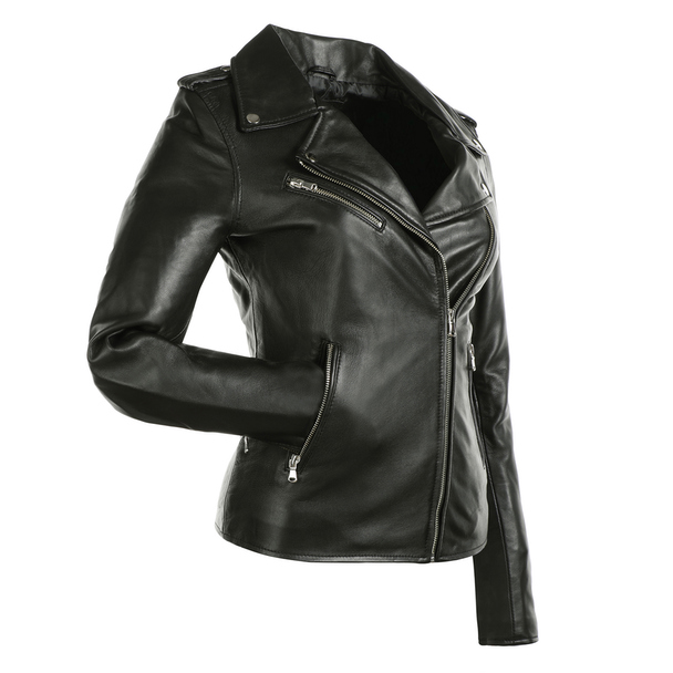 Le Temps des Cerises Leather Biker Jacket Laalia Laalia