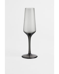 Glas Voor Mousserende Wijn Donkergrijs
