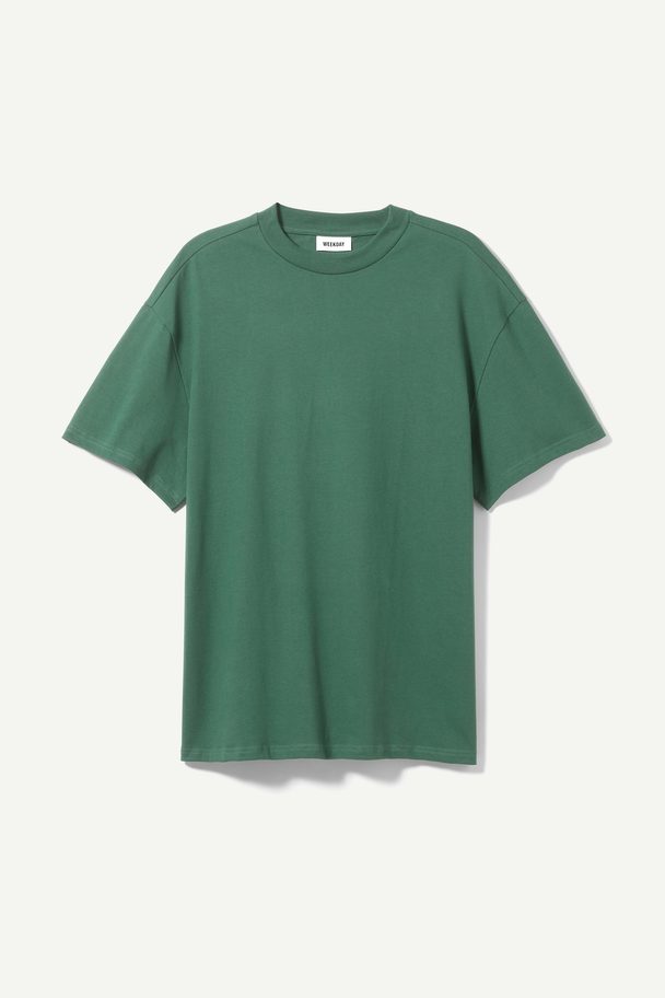 Weekday Great T-shirt Green Dark