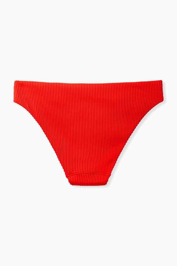 COS Ribbed Bikini Briefs Red