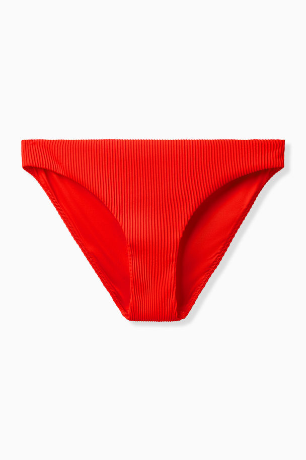 COS Ribbed Bikini Briefs Red