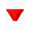 Ribbed Bikini Briefs Red