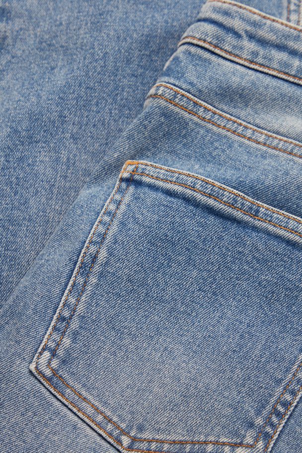 COS Straight-leg Slim-fit Full-length Jeans Light Blue
