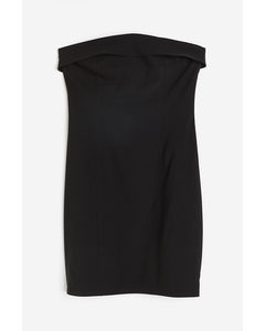 Bandeau-Kleid Schwarz