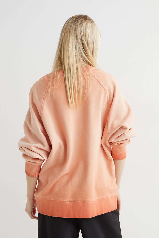 H&M Sweatshirt Apricot/orange