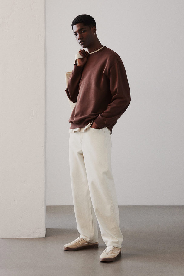 H&M Sweater - Loose Fit Bruin