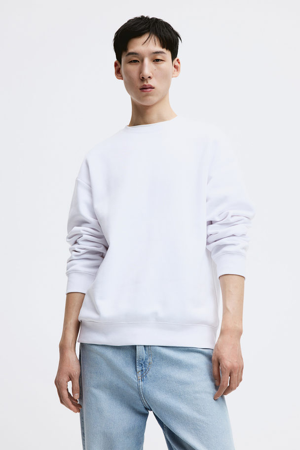 H&M Sweater - Loose Fit Wit