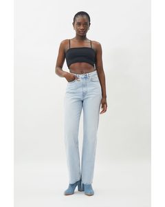 Rowe Extra High Straight Jeans Fresh Blue