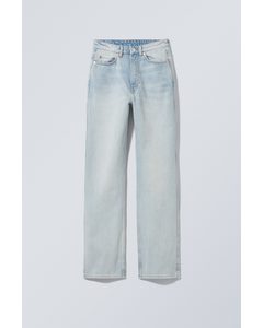 Rowe Extra High Straight Jeans Sleepy Blue