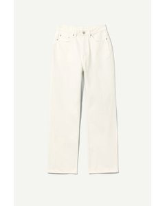 Rowe Ekstrahøje Lige Jeans Hvid