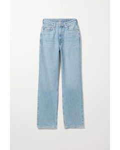 Extra Hoge Rechte Jeans Rowe Moise Blauw