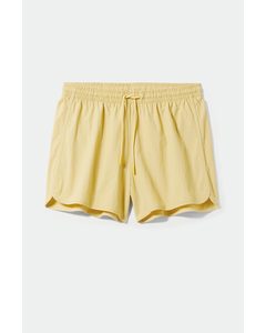 Tan Structure Swim Shorts Yellow