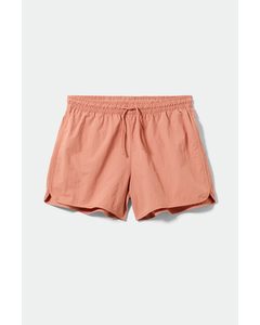 Tan Structure Swim Shorts Dusty Pink