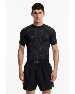Drymove™ Trænings-t-shirt Mørkegrå/mønstret