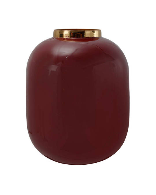 360Living Vase Art Deco 345 Plum / Gold