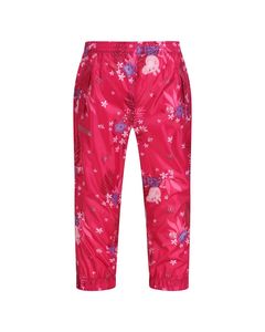 Regatta Childrens/kids Pack It Floral Peppa Pig Waterproof Over Trousers