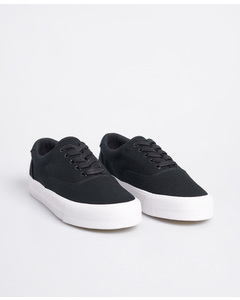 Classic Lace Up Trainer Black