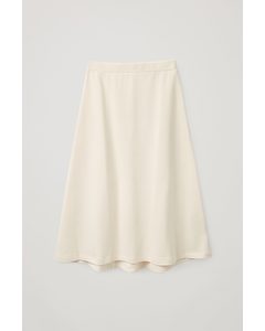 A-line Sweatshirt Skirt Off-white