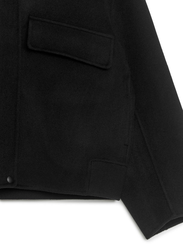 ARKET Unlined Wool Jacket Black