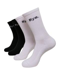 Mister Tee Unisex Hi - Bye Socks 4-pack