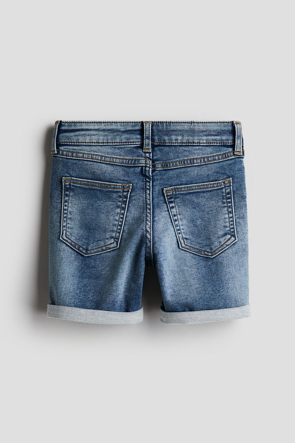 H&M Jeansshorts Dunkles Denimblau