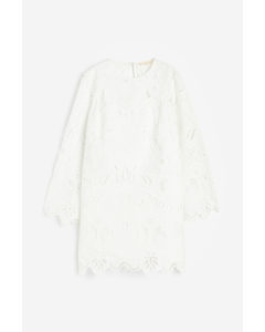 Broderie Anglaise Dress White