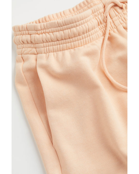 H&M Sweatshirt Shorts Light Apricot