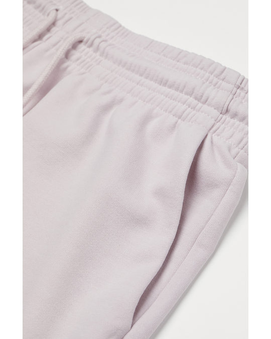 H&M Sweatshirt Shorts Light Lavender