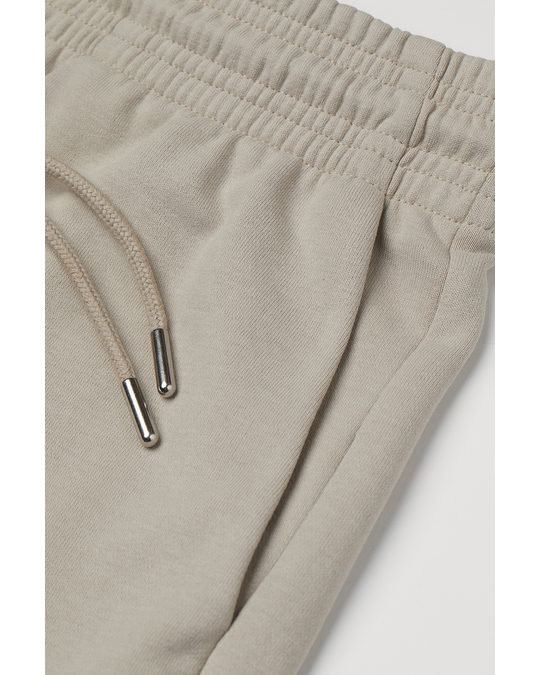 H&M Sweatshirt Shorts Light Greige