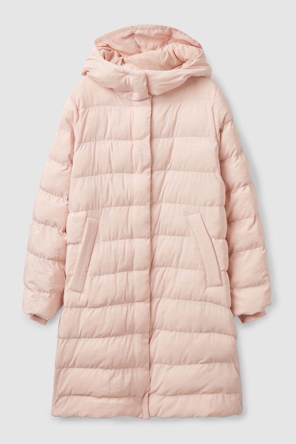 COS Quilted Flwrdwn™ Puffer Coat Dusty Light Pink