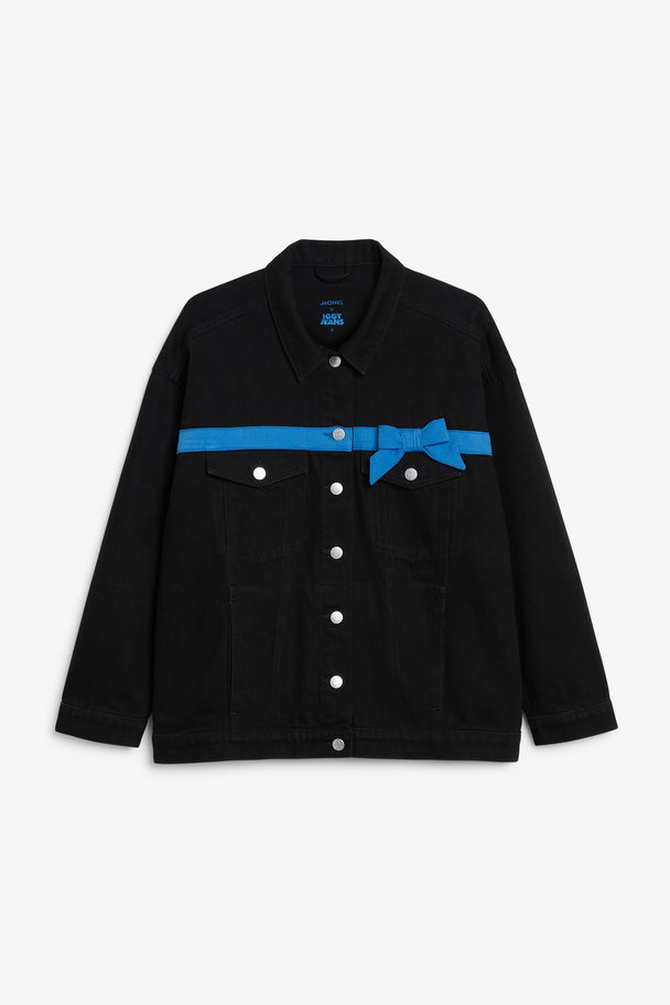 Monki Monki × Iggy Jeans Denim Jacket Black & Blue